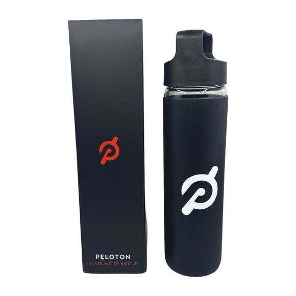 Peloton Non-Slip 16 oz Glass Water Bottle - Picture 1 of 3